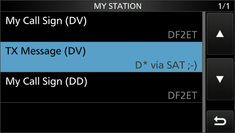 My Station Settings