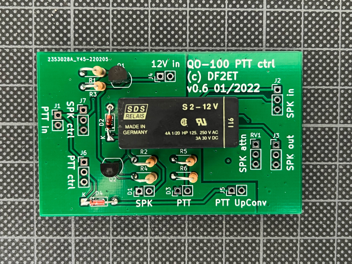 Assembled PCB