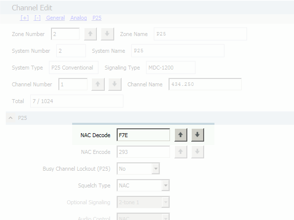 Receive any NAC