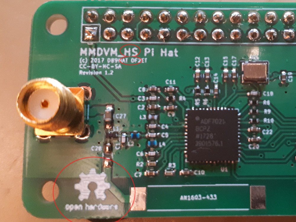 Genuine MMDVM_HS_Hat