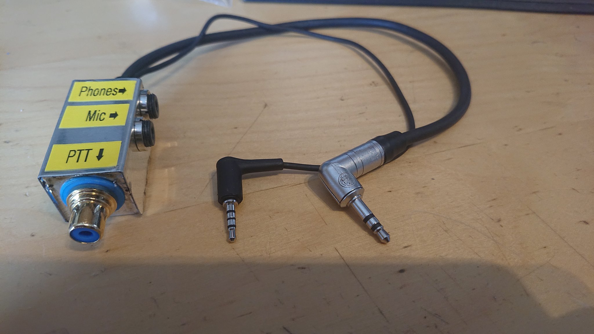 IC-705 Headset Adapter Unit Prototype