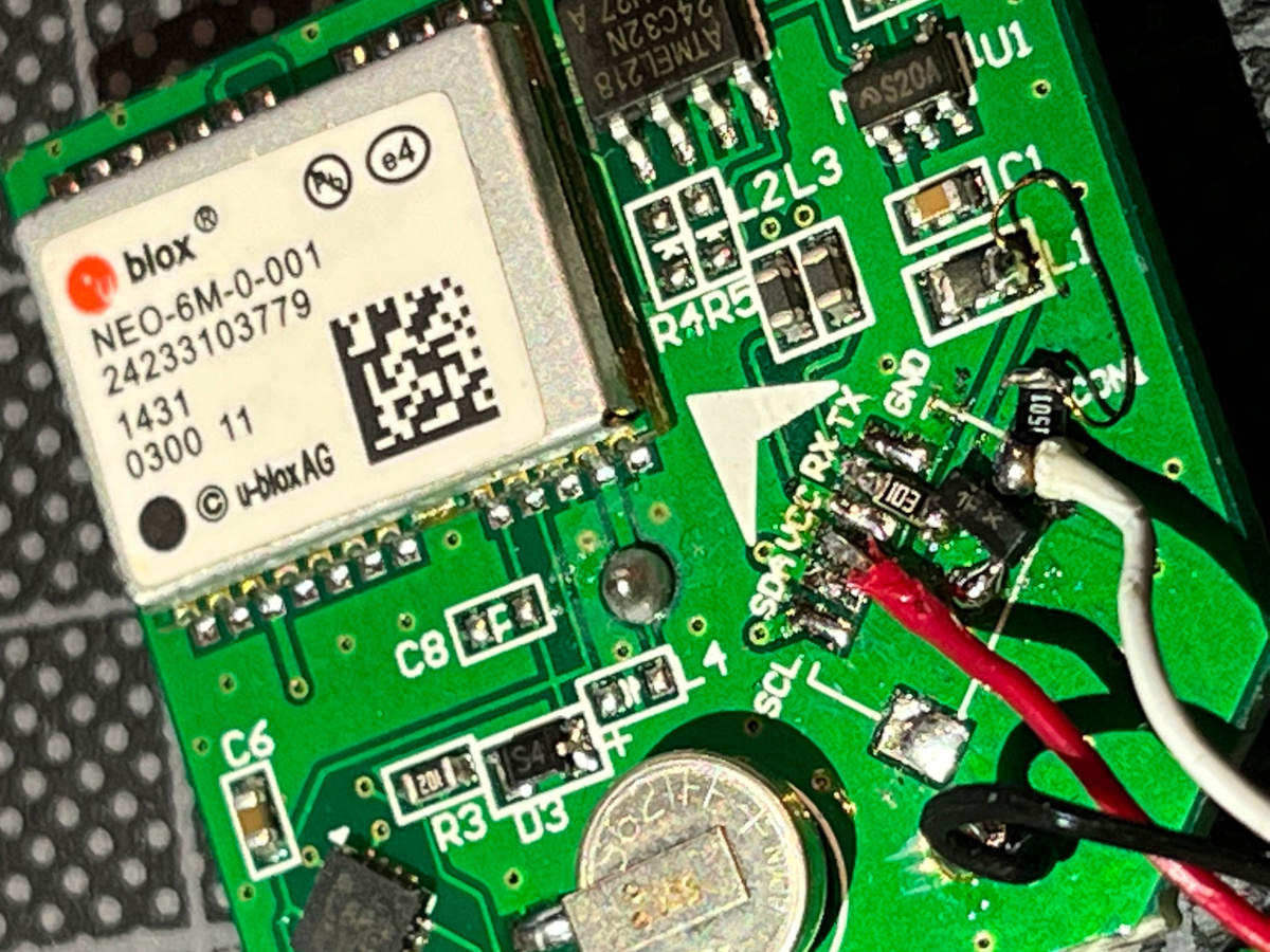 SMD Parts added to GPS Unit
