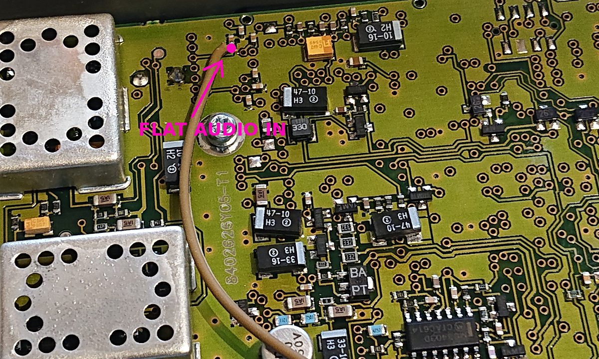 Flat Audio TX Input on GM600
